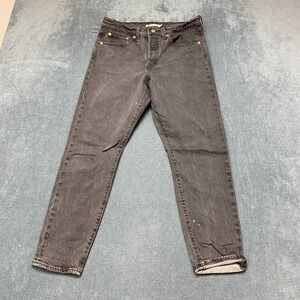Levi's Wedgie Icon Fit Ankle Jeans Womens 30W Gray Denim Mid Rise Non Stretch